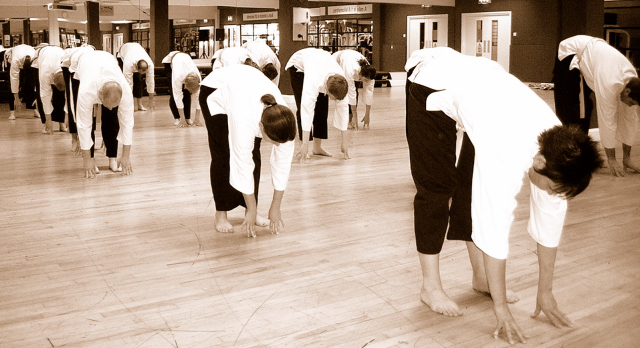 Goyararu martial Arts - grading nov 06 stretch